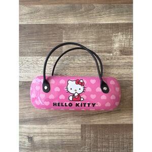 KATIENYC Hello Kitty Hard Case Purse with Vinyl Straps Felt Lined